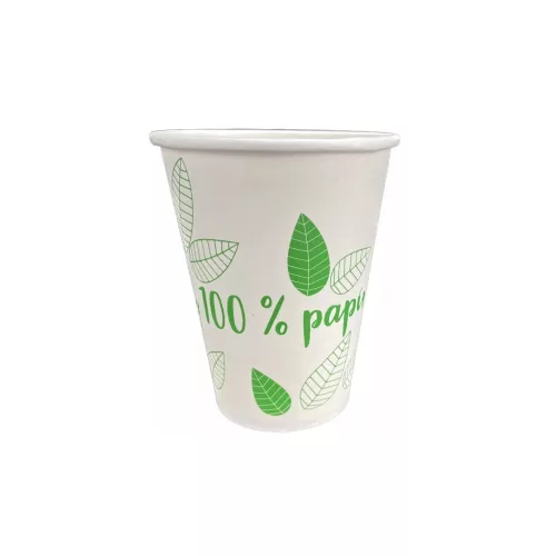 Pohár 2 dl papír 80 mm műanyagmentes 50 db /csomag nyomott