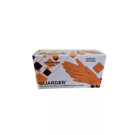   Gumikesztyű nitril púdermentes XL 90 db/doboz Guarder®Orange Diamond Prémium