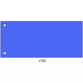   Elválasztócsík, 24x10,5 cm, 100 db/csomag PP Economix kék
