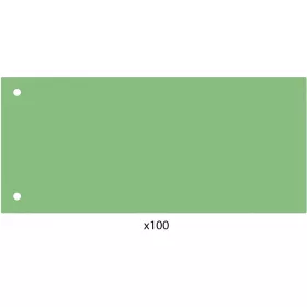   Elválasztócsík, 24x10,5 cm, 100 db/csomag PP Economix zöld