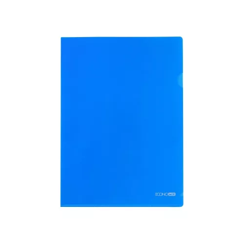 Genotherm 'L' A4, PP 180 micron fényes, víztiszta, Economix kék 10db/csomag