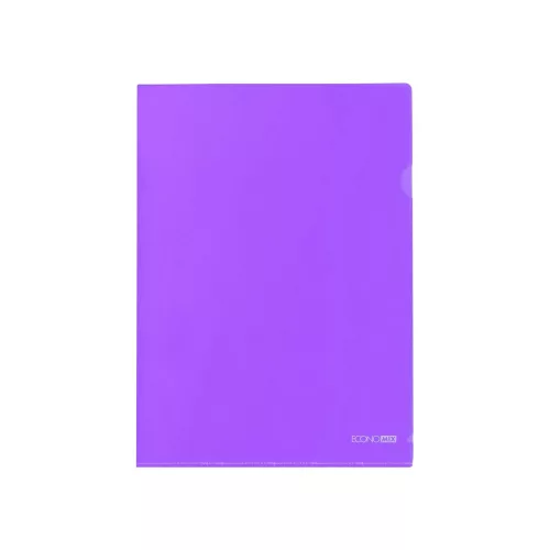 Genotherm 'L' A4, PP 180 micron fényes, víztiszta,  Economix lila   10db/csomag