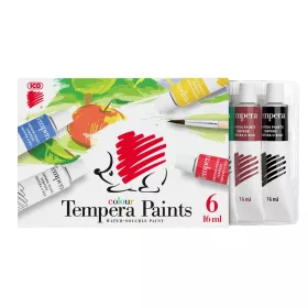 Tempera tubusos 6x16ml, Süni Ico 6 klf. szín