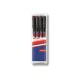 Alkoholos marker készlet, 0,3mm, 140S OHP Edding, 4 klf. szín