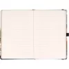 Keménytáblás notesz krémszínű lapokkal, vonalas, leszorító gumiszalaggal Japan 130x210mm, Presco