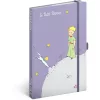 Keménytáblás notesz krémszínű lapokkal, vonalas, leszorító gumiszalaggal Le Petite Prince 130x210mm, Presco