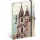 Keménytáblás notesz krémszínű lapokkal, vonalas, leszorító gumiszalaggal Prague 130x210mm, Presco