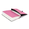 Keménytáblás notesz krémszínű lapokkal, vonalas, leszorító gumiszalaggal Sakura 130x210mm, Presco