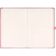 Klasszikus notesz Vivella borítással Pink, pontozott, 13x21cm, Presco