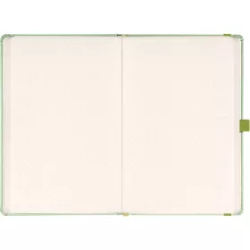   Klasszikus notesz Vivella borítással Green, pontozott, 13x21cm, Presco