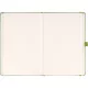 Klasszikus notesz Vivella borítással Green, pontozott, 13x21cm, Presco