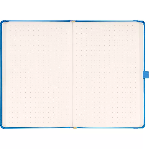 Klasszikus notesz Taggia borítással Blue, pontozott, 13x21cm, Presco