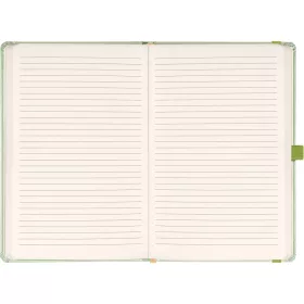   Klasszikus notesz Vivella borítással Green, vonalas, 13x21cm, Presco