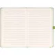 Klasszikus notesz Vivella borítással Green, vonalas, 13x21cm, Presco