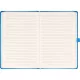 Klasszikus notesz Taggia borítással Blue, vonalas, 13x21cm, Presco