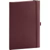Klasszikus notesz Balacron borítással red, vonalas, 15x21cm, Presco