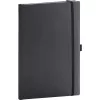 Klasszikus notesz Balacron borítással black, vonalas, 15x21cm, Presco