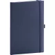 Klasszikus notesz Balacron borítással dark blue, vonalas, 15x21cm, Presco