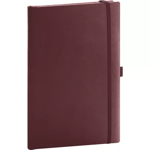 Klasszikus notesz Balacron borítással red, pontozott, 15x21cm, Presco