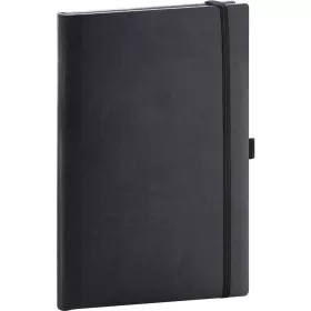   Klasszikus notesz Aprint borítással black, pontozott, 15x21cm, Presco