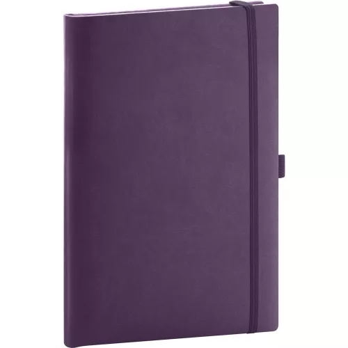 Klasszikus notesz Aprint borítással Neo purple, vonalas, 15x21cm, Presco