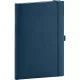 Klasszikus notesz Aprint borítással Neo blue, pontozott, 15x21cm, Presco