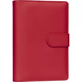   Gyűrűs kalendárium heti beosztású bright red 125x190mm, Presco