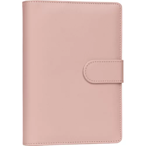 Gyűrűs kalendárium heti beosztású blush pink 125x190mm, Presco