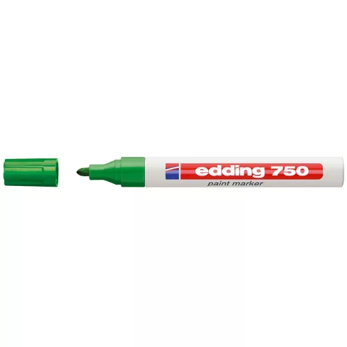 Lakkmarker 2-4mm, kerek Edding 750 zöld