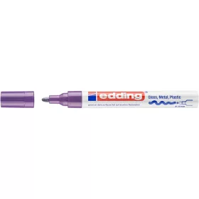 Lakkmarker 2-4mm, kerek Edding 750 lila