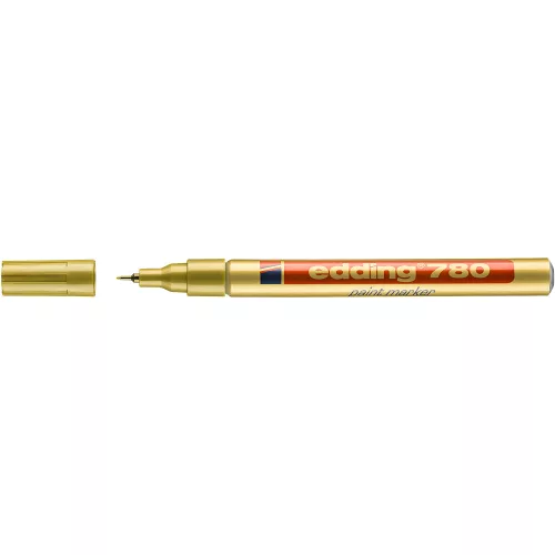 Lakkmarker 0,8mm, kerek Edding 780 arany