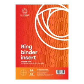 Gyűrűskönyv betét A4, 50lap Bluering&reg; kockás