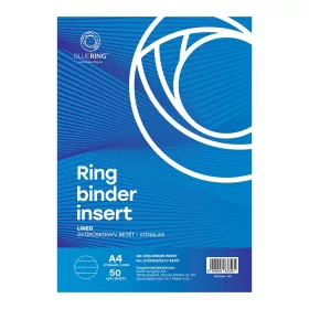 Gyűrűskönyv betét A4, 50lap Bluering&reg; vonalas