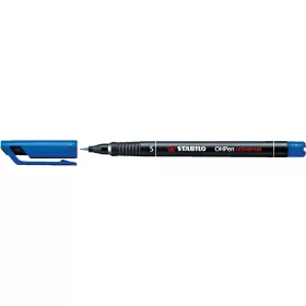 Alkoholos marker 0,4mm, STABILO OHPen S kék