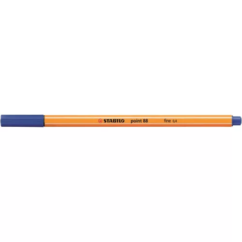 Rostirón, tűfilc 0,4mm, STABILO Point 88 kék