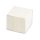 Kockatömb 8x8x6,5cm, ragasztás nélküli, transzparens tartóban 80 százalék  fehérség Bluering® fehér