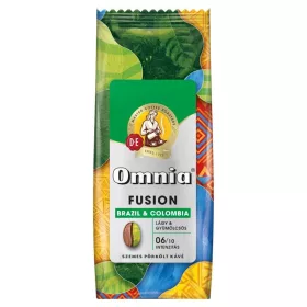   Kávé szemes, 900g, Douwe Egberts Omnia Fusion Brazil & Colombia