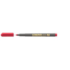 Alkoholos marker 0,5mm, CD/DVD F Ico, piros 