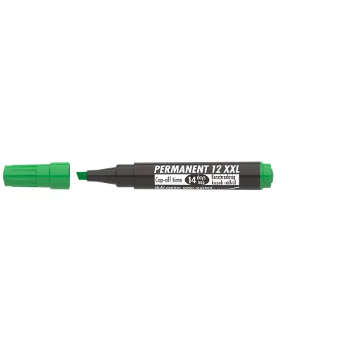 Alkoholos marker 1-4mm, vágott Ico 12XXL zöld