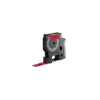 Feliratozógép szalag Dymo D1 S0720570/45017 12mmx7m, ORIGINAL, fekete/piros
