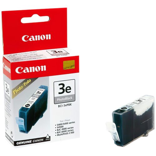 Canon BCI3E tintapatron photo black ORIGINAL leértékelt 