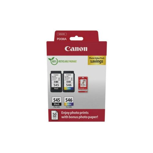 Canon PG545/CL546 tintapatron + fotópapír multipack ORIGINAL