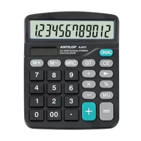   Számológép asztali 12 számjegy nagy, döntött kijelző Antilop A-837