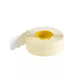 Árazószalag 22x12mm, stancolt 10 tekercs/csomag, fehér