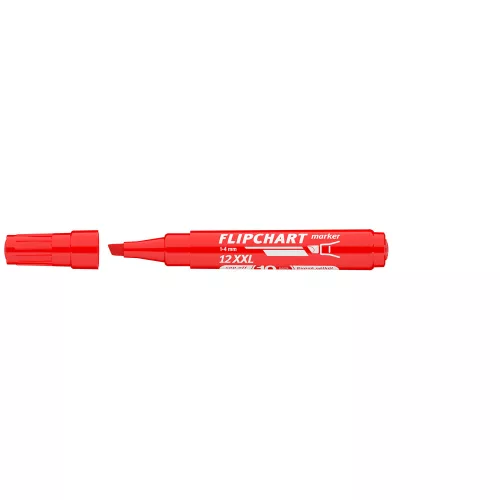 Flipchart marker vízbázisú 1-4mm, vágott Artip 12XXL piros