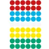 Etikett címke, o12mm, jelölésre, 5 klf. szín 54 címke/ív, 5 ív/doboz, Avery vegyes