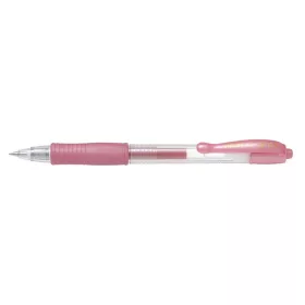   Zseléstoll 0,7mm, nyomógombos Pilot G-2, írásszín metál rózsaszín
