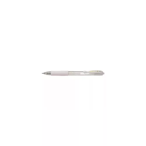 Zseléstoll 0,7mm, nyomógombos Pilot G-2, írásszín pasztell fehér