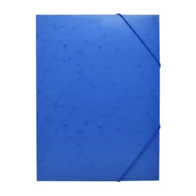   Gumis mappa A4, festett prespán mintás karton Bluering&reg; kék