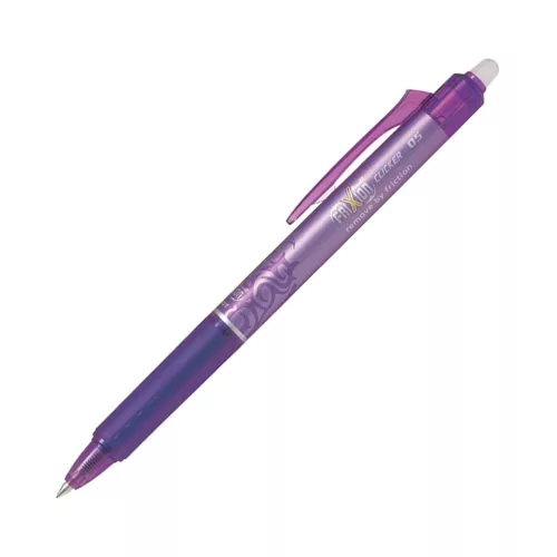 Rollertoll 0,5mm, törölhető Pilot Frixion Clicker, írásszín lila